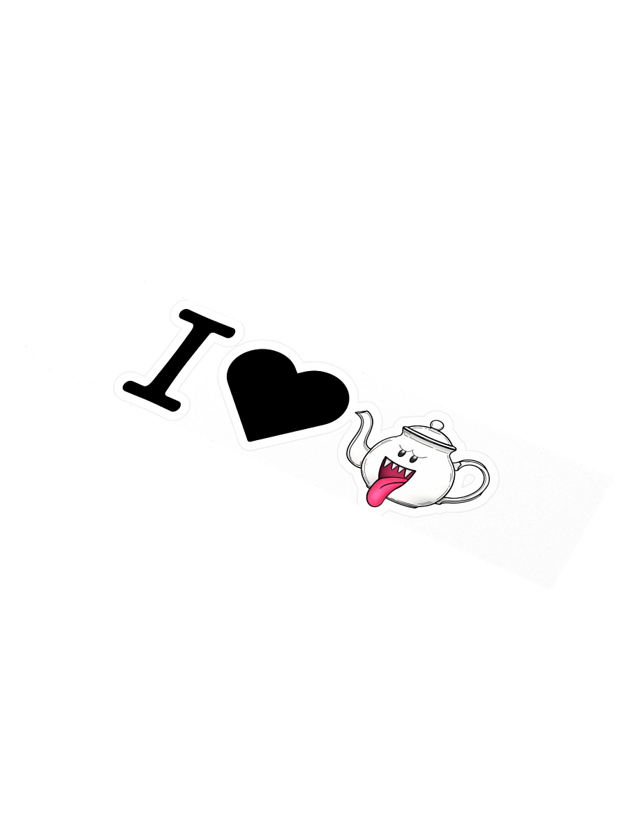 I Love Boo-Tea Stickers product image (1)