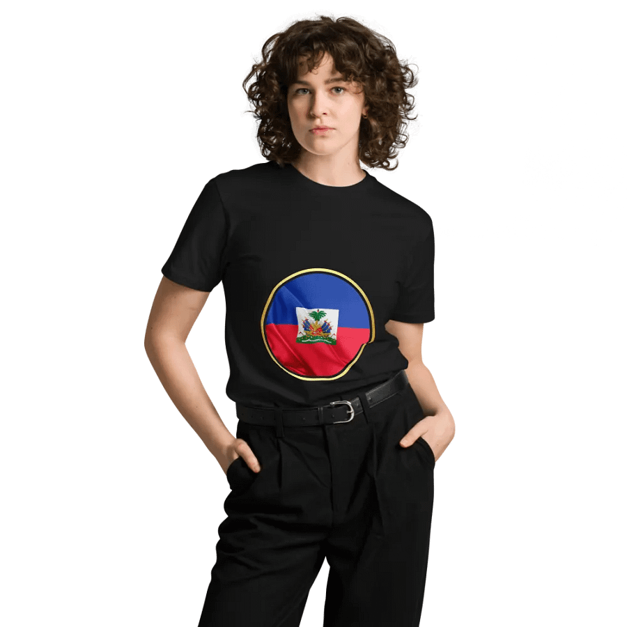 Ayiti Heritage Unisex Flag T-Shirt product image (12)