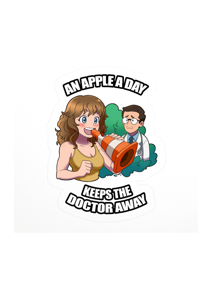 An Apple A Day Sticker product image (1)