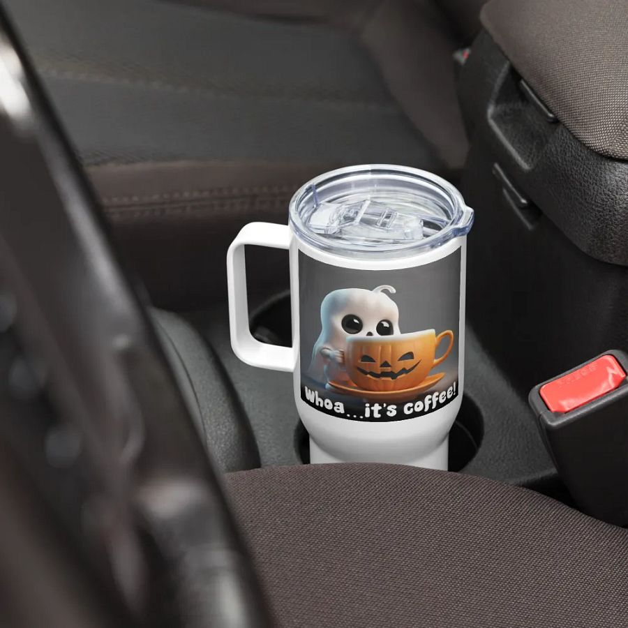 Spooky Coffee Ghost Travel Mug product image (8)
