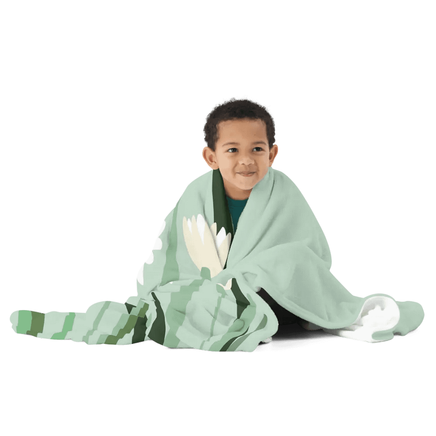 Throw Blanket 💚 Text me when you get lonely (153 × 203 cm) product image (12)