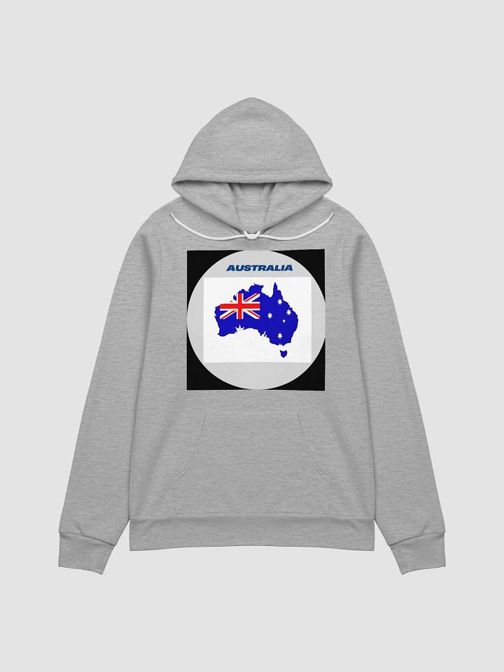 Patriotic Australia Flag Map Supersoft Hoodie product image (1)