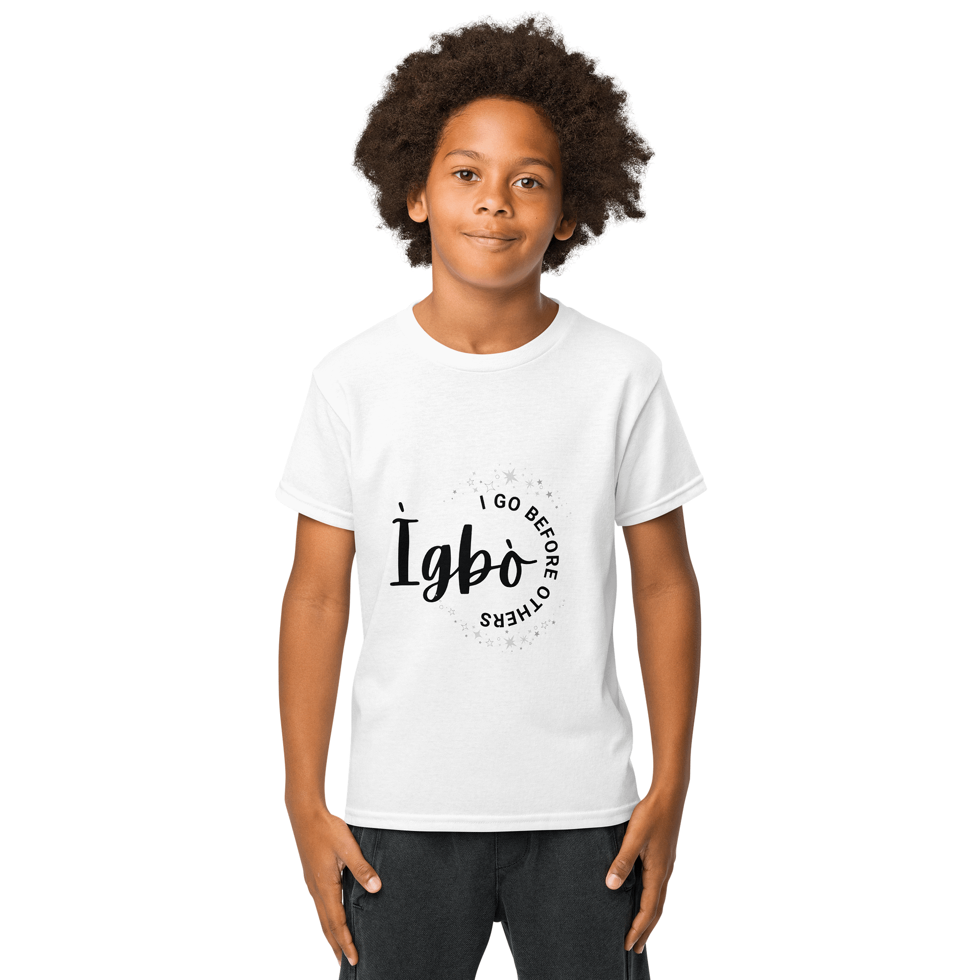 I GO BEFORE OTHERS Youth Sports Light Tees product image (33)