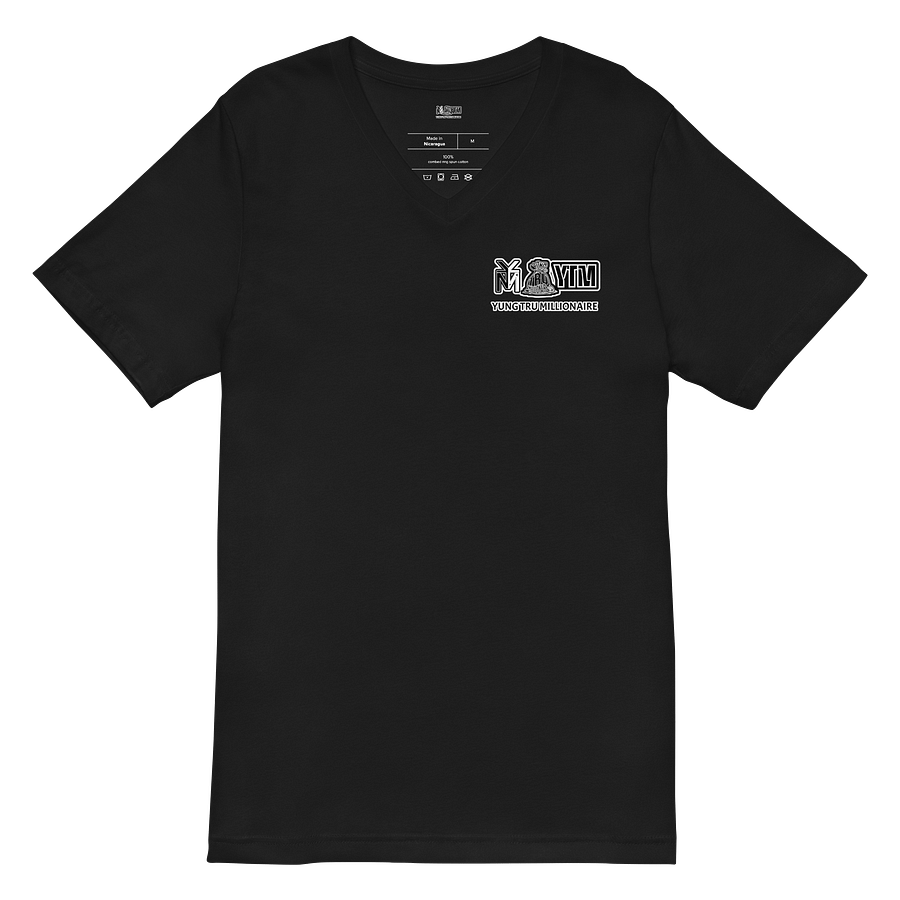 Yung Tru Millionaire Monochrome V-Neck Tee product image (3)