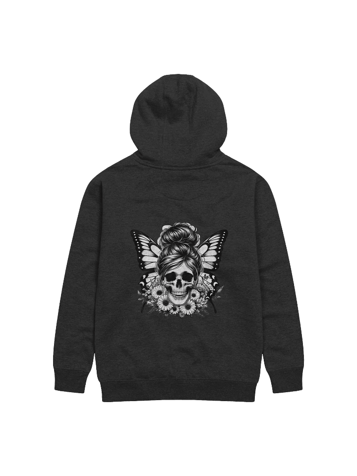 Butterfly Skull Bun - Back Hoodie product image (1)