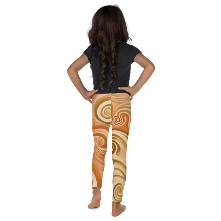 Funky Latte Liquid Tie-Dye Kid's and Toddler's Leggings product image (2)