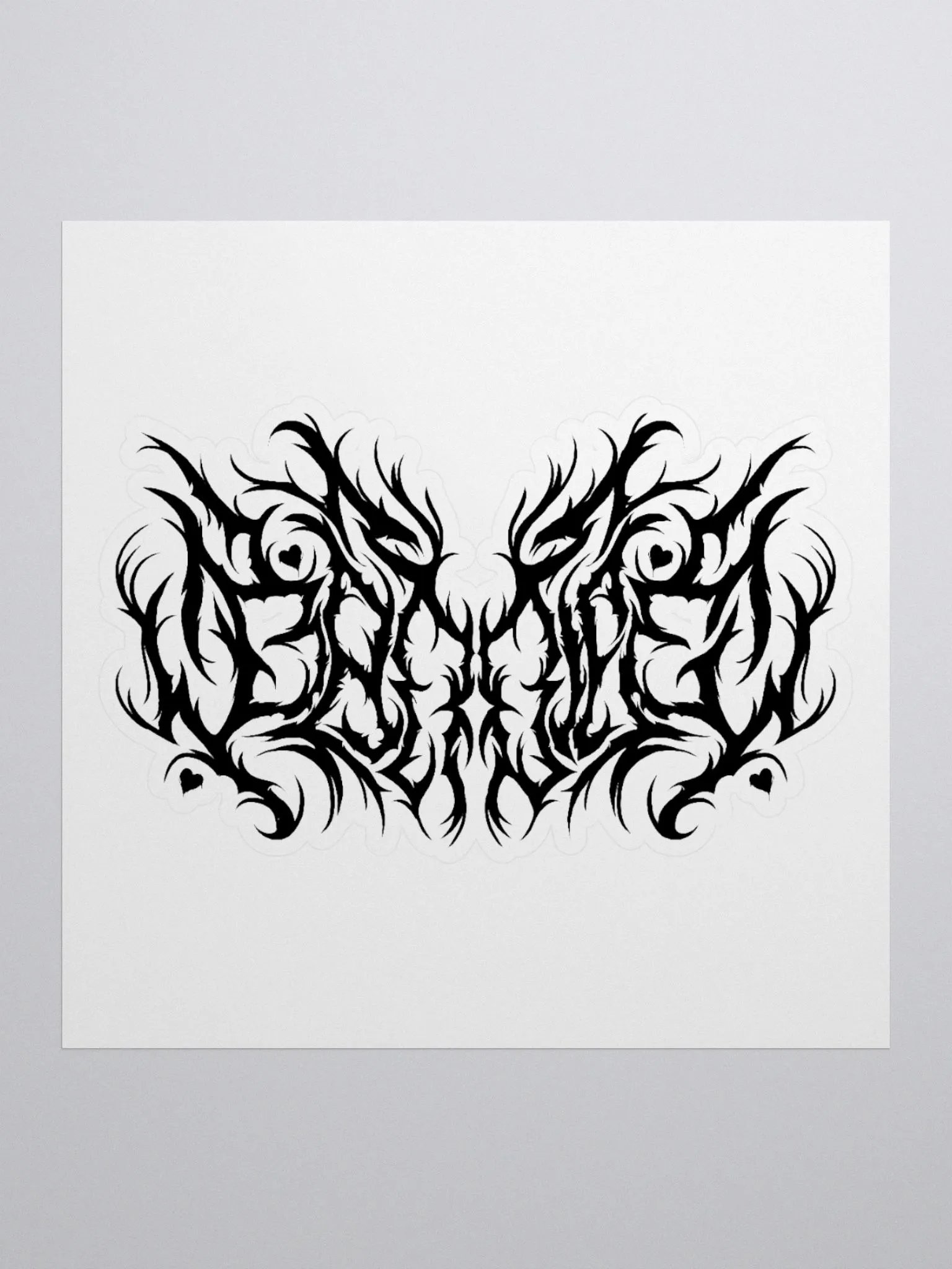 PinkMetal Sticker product image (1)
