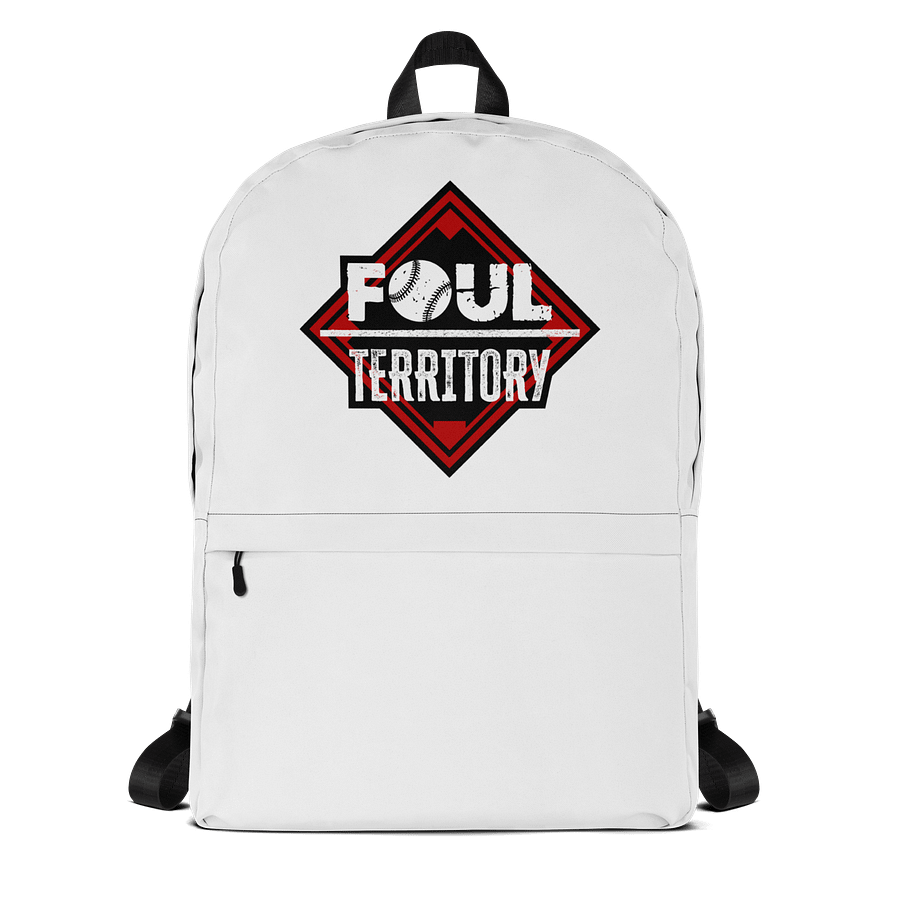 Foul Territory White Backpack product image (1)