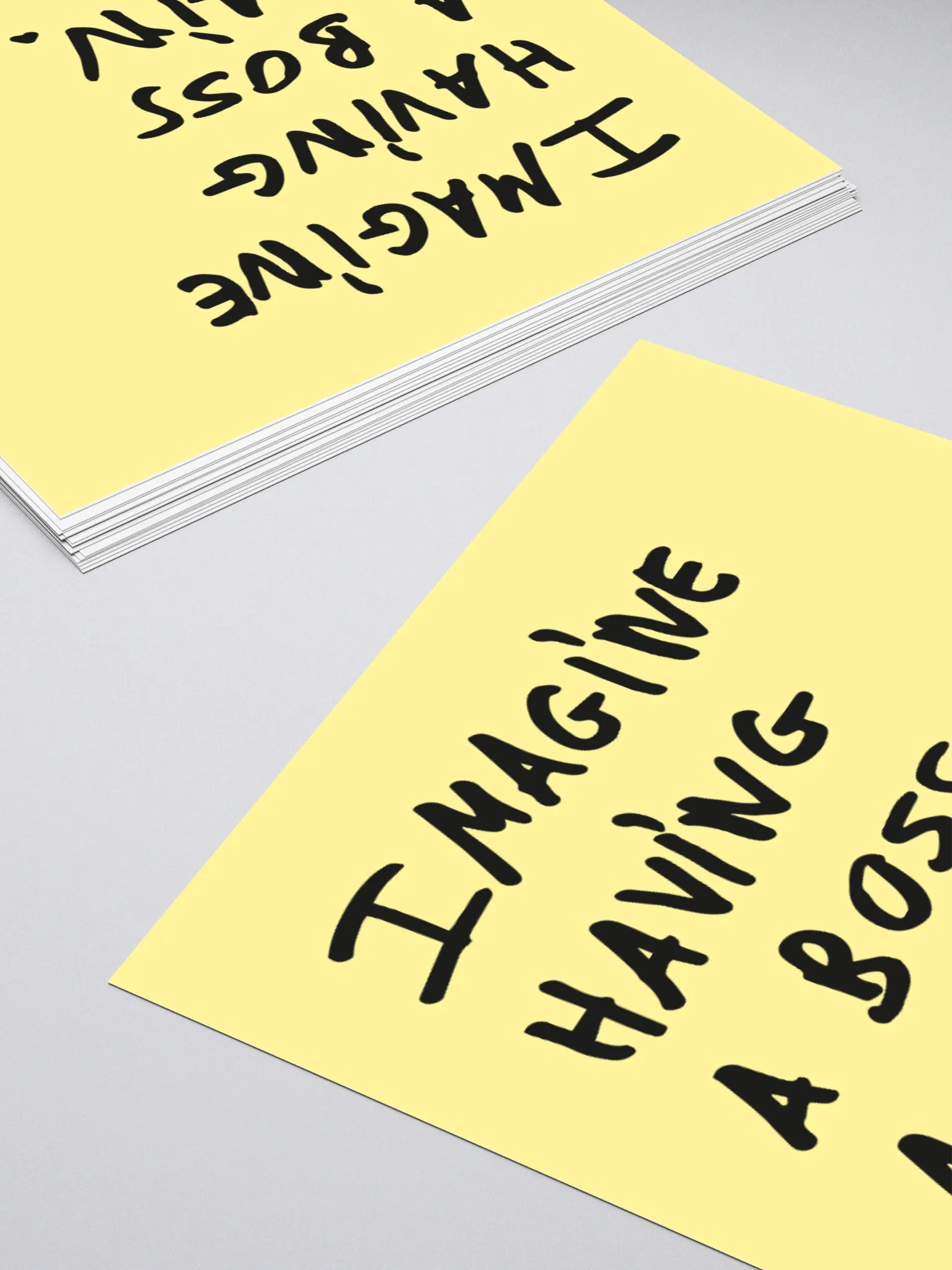 Sticker - Imagine having a boss again product image (6)