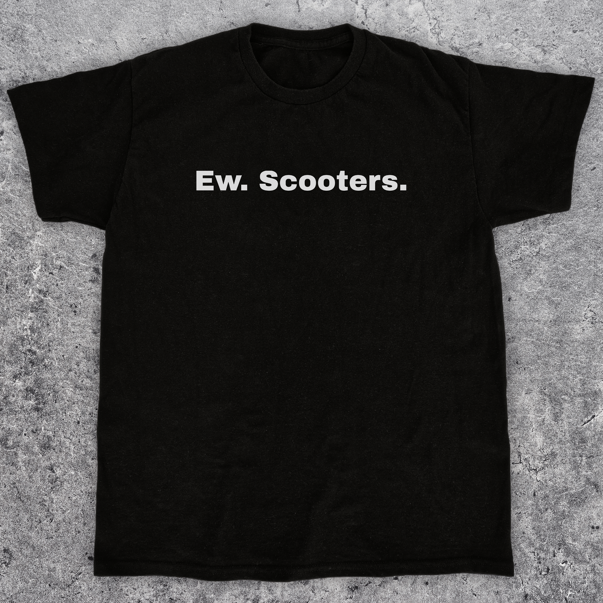 Ew scooters, Funny skateboarding t-shirt unisex product image (1)