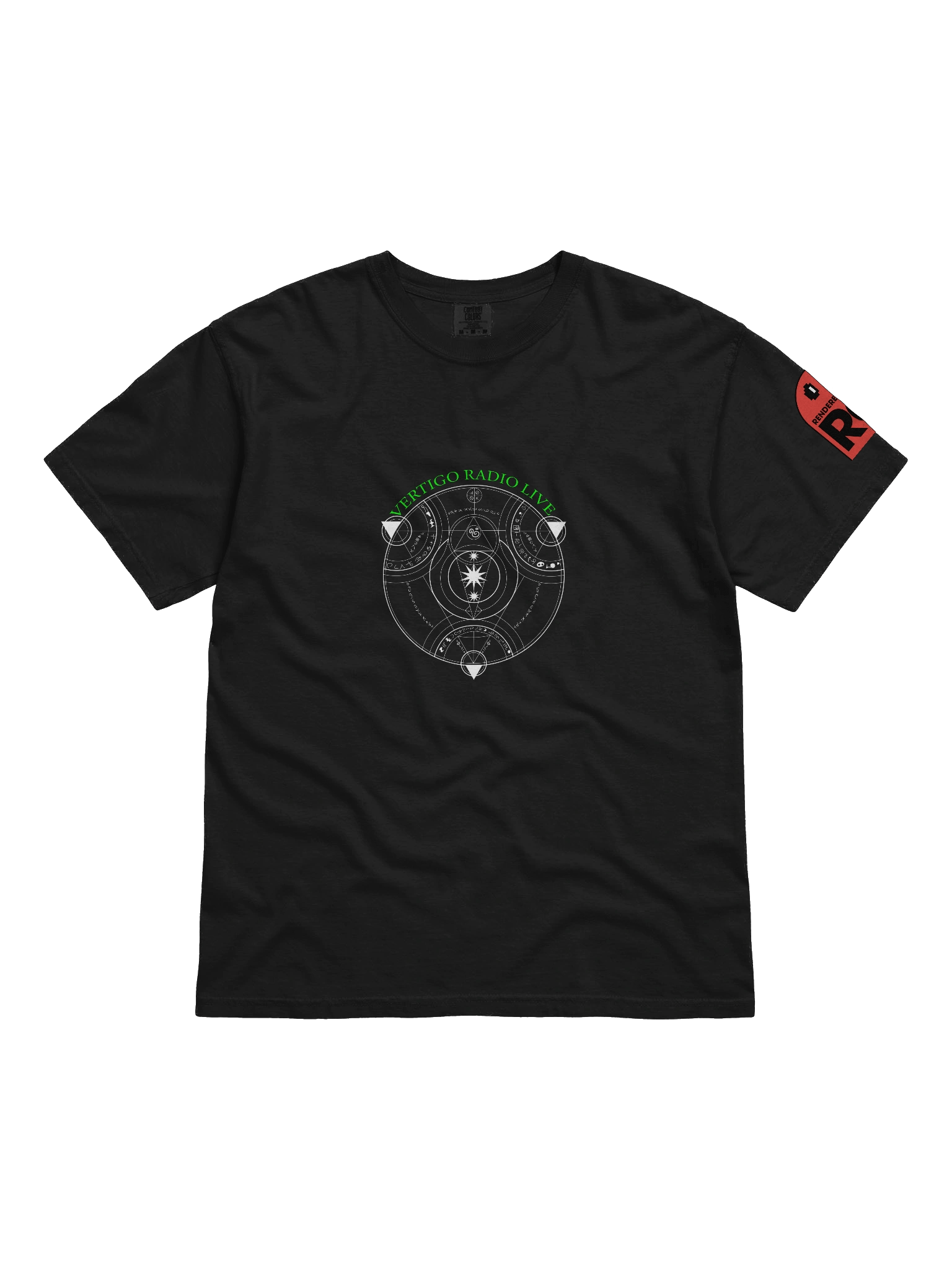 Vertigo Radio Live T-Shirt: Vector Green product image (10)