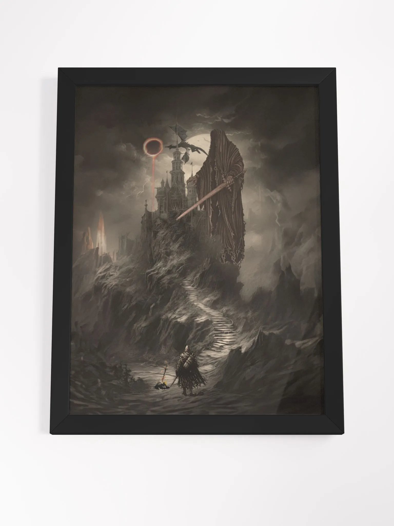 Dark Souls – Cinder and Flame Fan Art Poster Print product image (4)