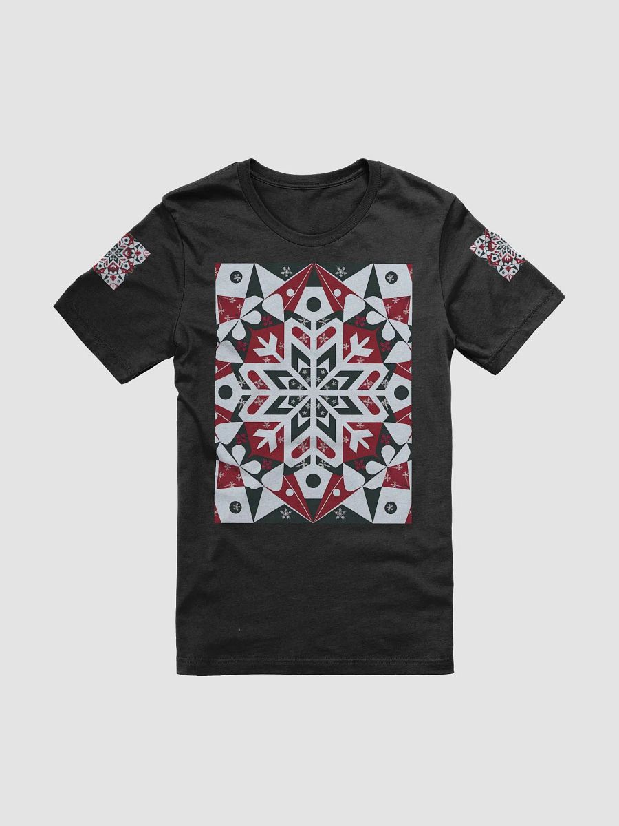 Geometric Snowflake Symmetry T-Shirt product image (1)
