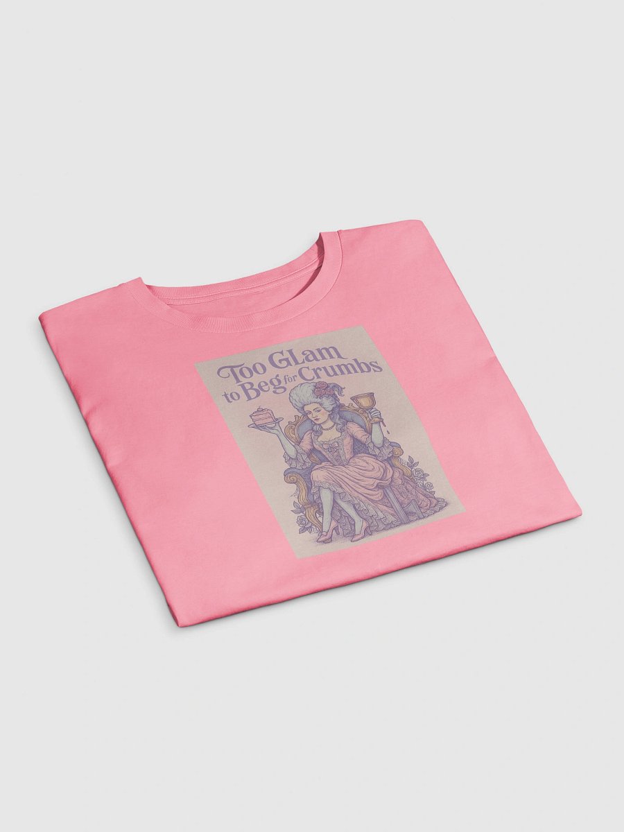 💖 Too Glam to Beg for Crumbs – Pink Crop Top product image (3)