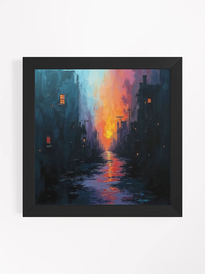 City Sunset Reflection Framed Print product image (8)