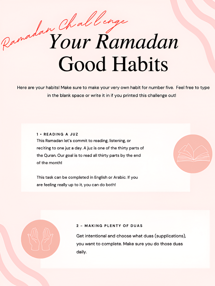 🌙 The Ramadan Challenge: Build Powerful Habits This Ramadan! product image (2)
