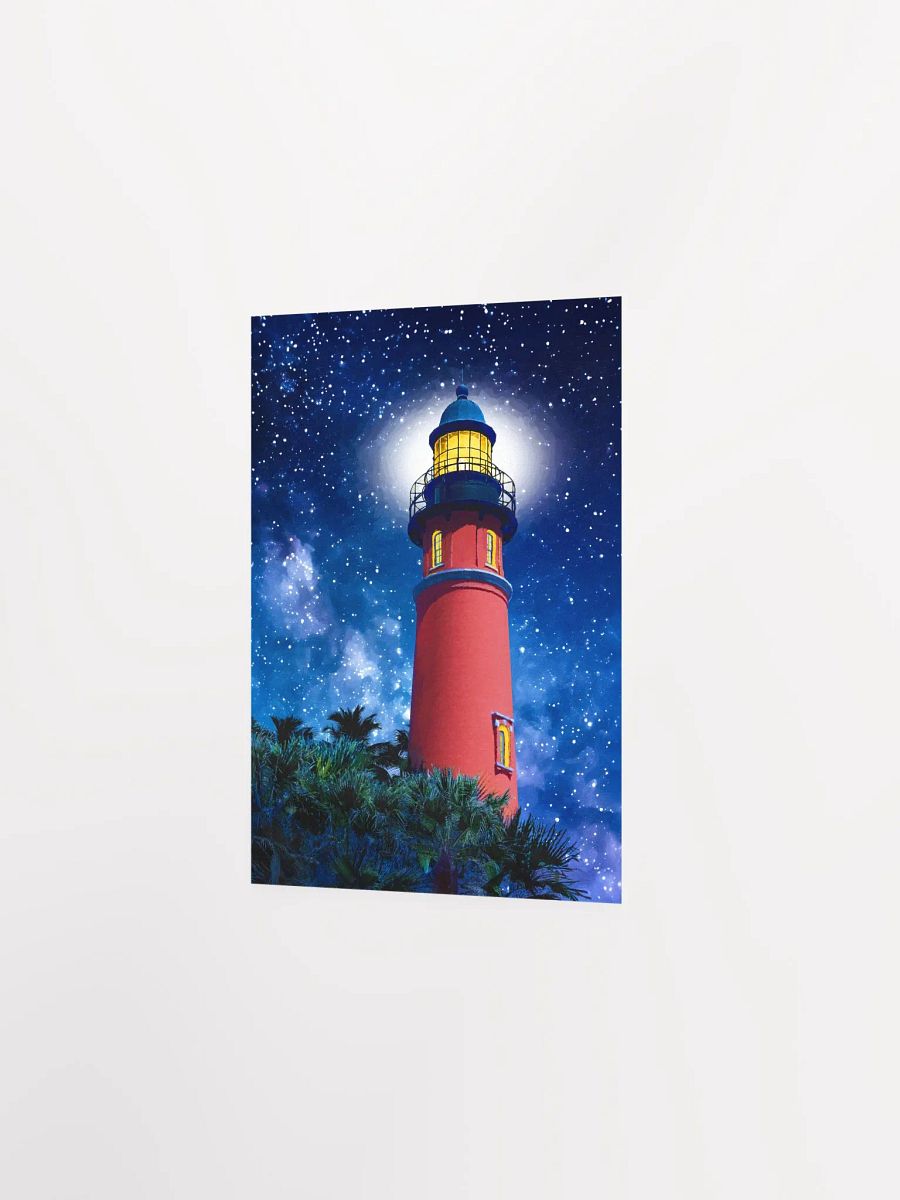 Ponce de Leon Inlet Lighthouse at Night Matte Poster product image (11)