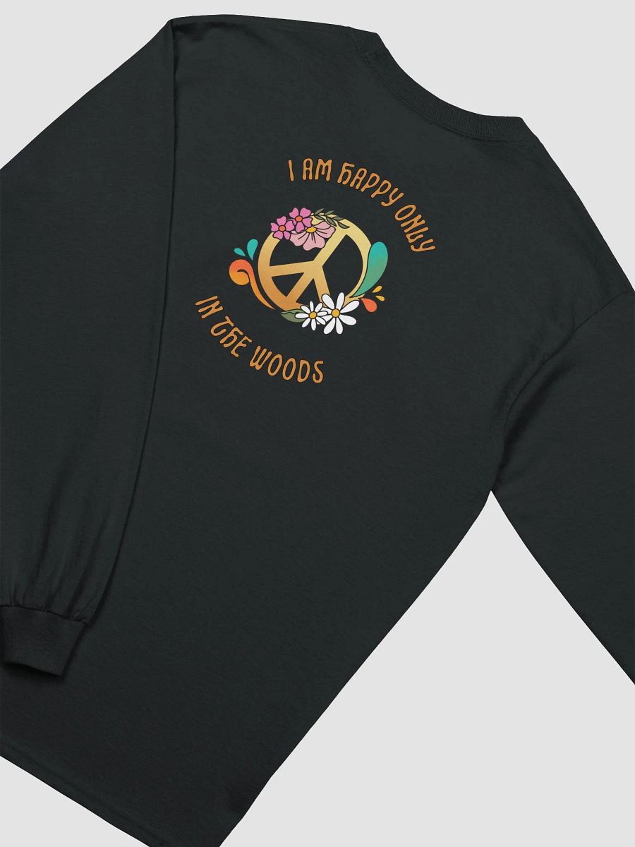Happy in the Woods ultra cotton long sleeve t-shirt. product image (4)