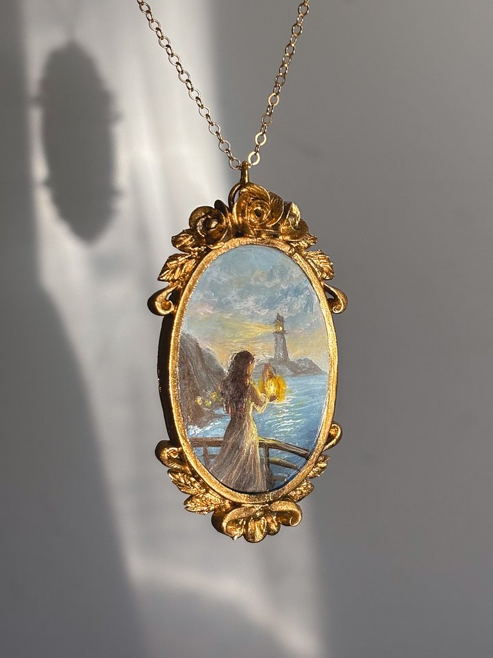 Lighthouse at dawn Necklace product image (2)