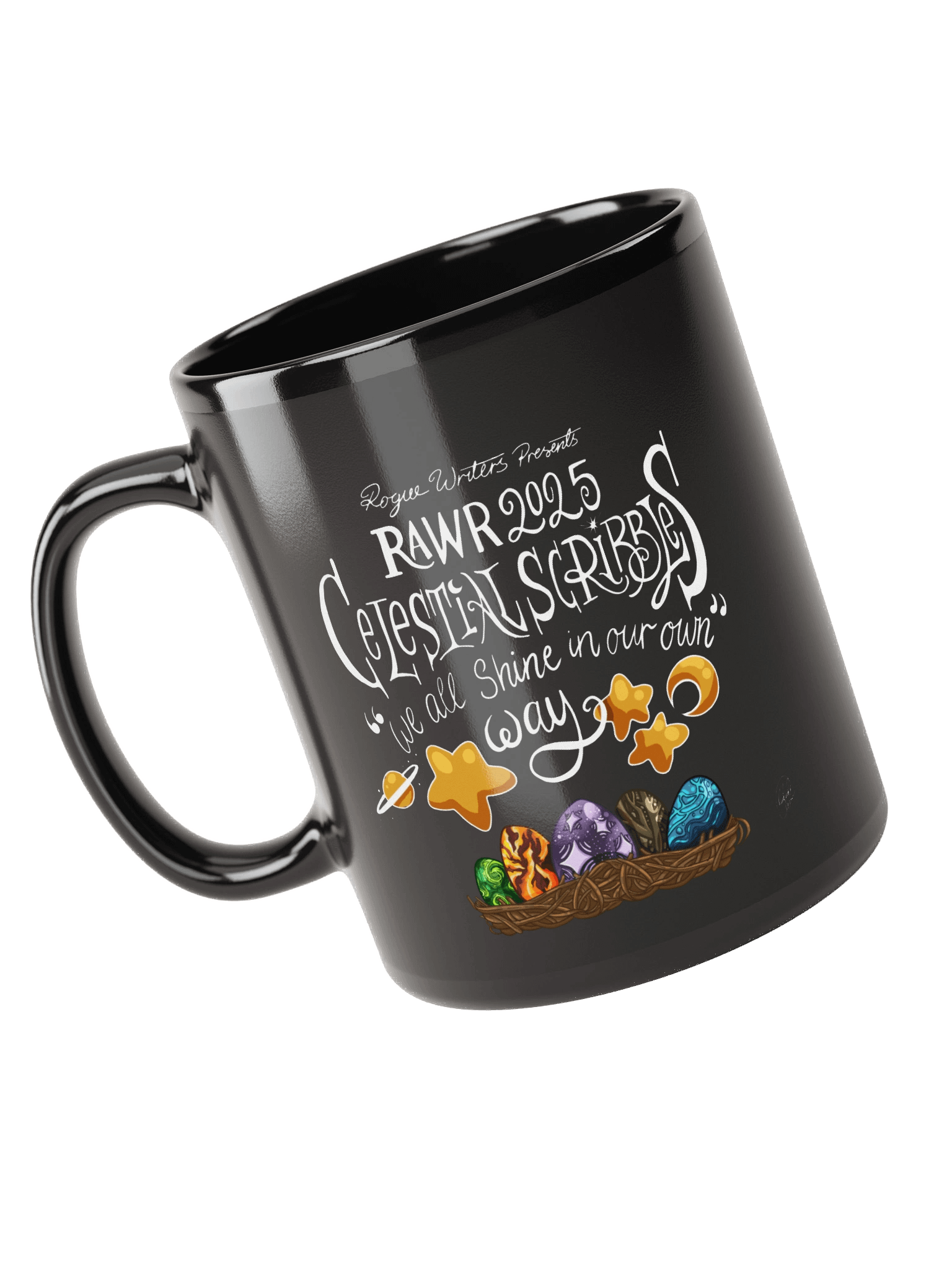 RAWR 2025 Celestial Black Mug product image (1)
