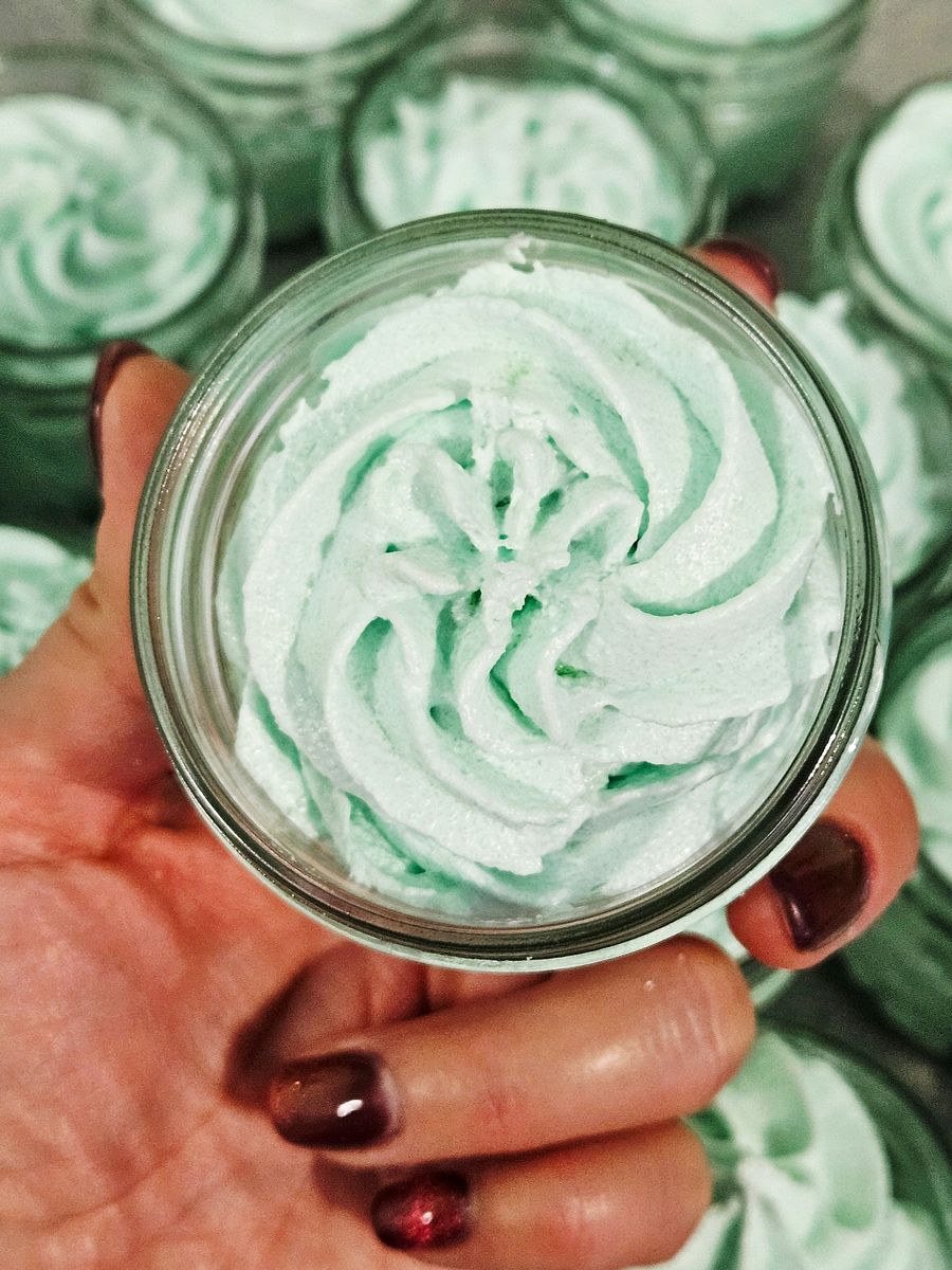 Cucumber Mint Foaming Sugar Scrub 3oz product image (4)