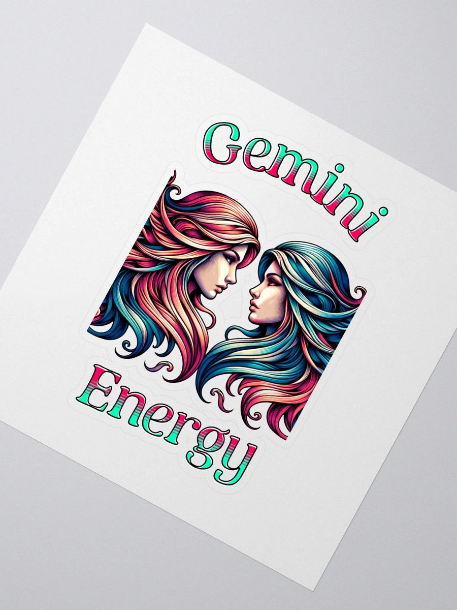 Zodiac Sign Gemini Energy Sticker product image (2)