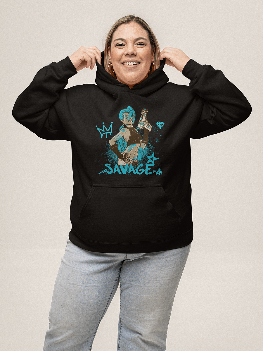 Savage Rebellion Graphic Hoodie product image (4)