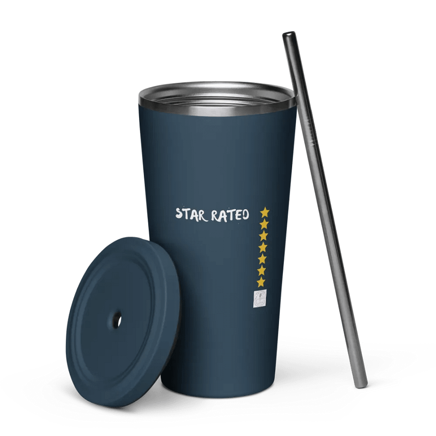 Star Rated Insulated Tumbler with Straw product image (6)
