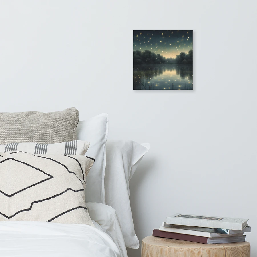 Evening Lake Scene With Fireflies Wall Art product image (6)
