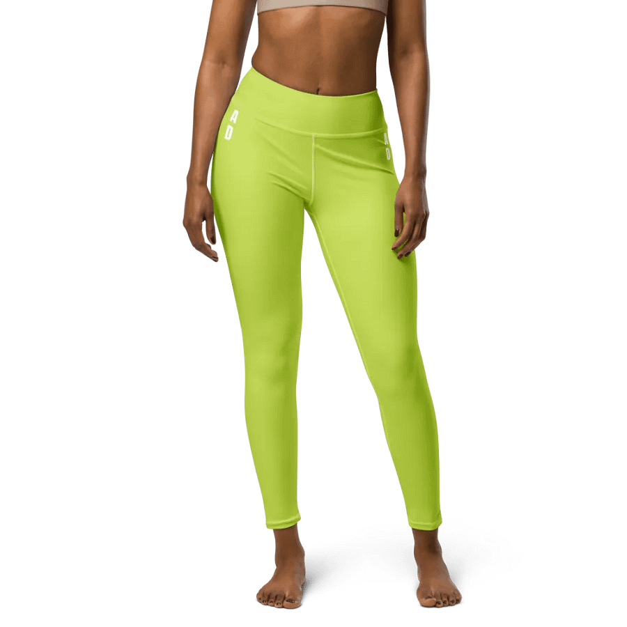 Unisex Neon Green Yoga Shorts product image (3)