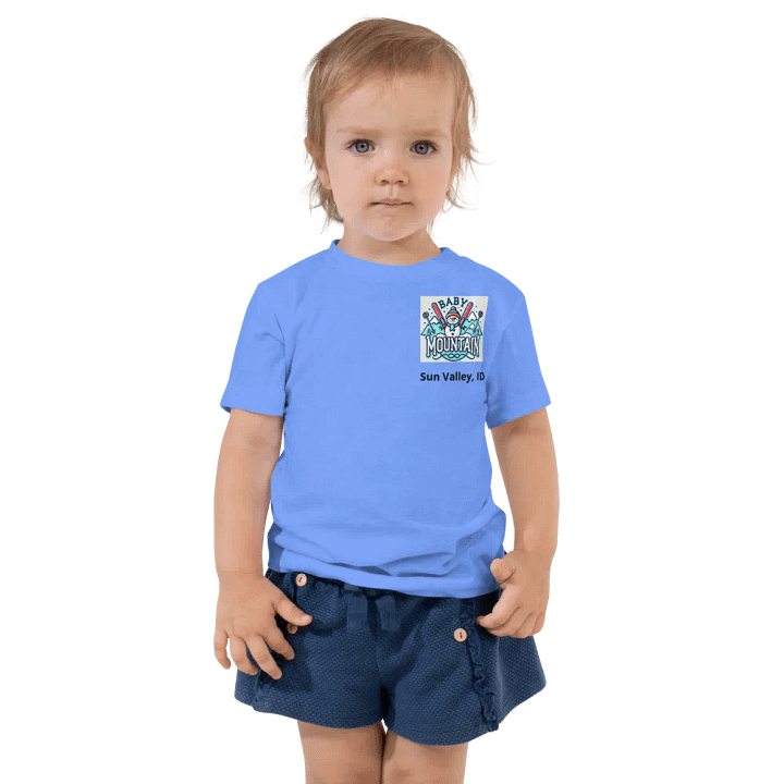 Snowman Ski Adventure Toddler T-Shirt - Sun Valley, ID product image (1)