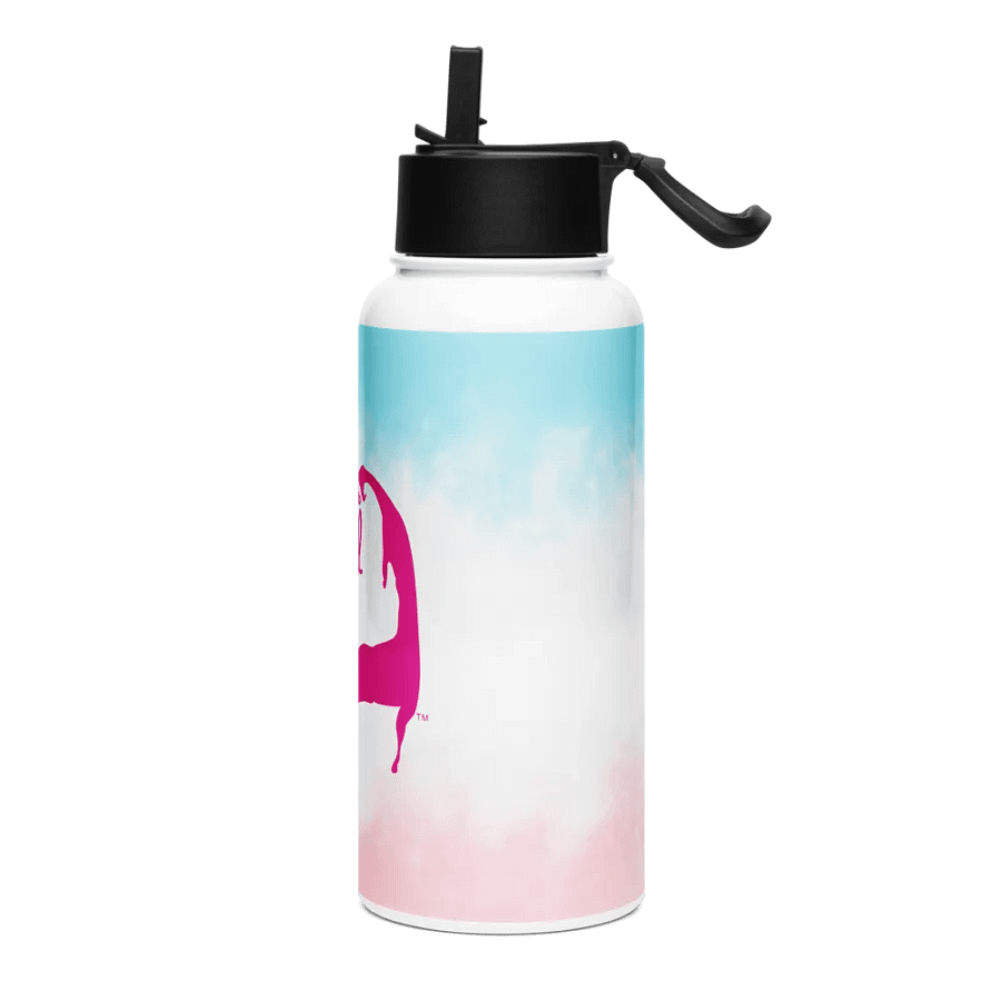 BOURNE to Cape Cod™ | Pink Logo | Stainless Steel Water Bottle | Iconic Pink, White & Blue product image (3)