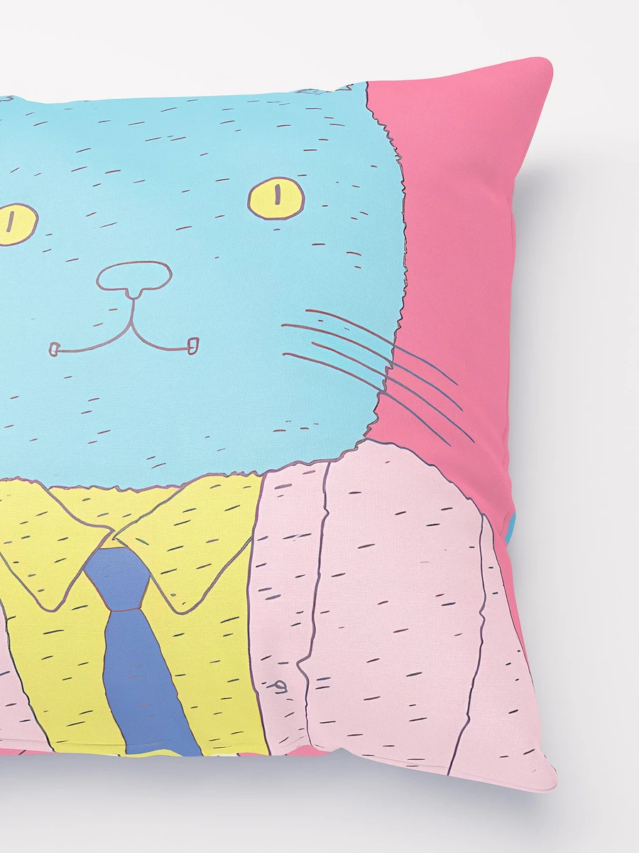 Mr. Whisker's Enterprise: The Pensive Professional Pillow product image (3)