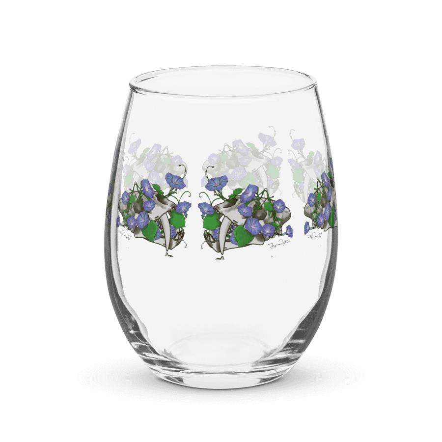 Morning Glory Smilodon Wine Glass product image (3)