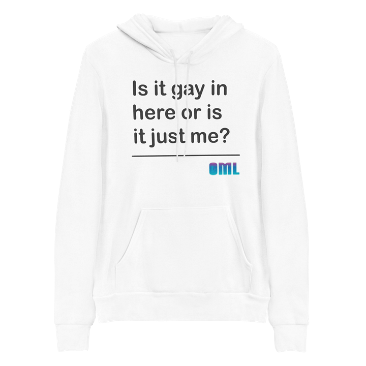 Is It Gay In Here? Hoodie - White product image (1)