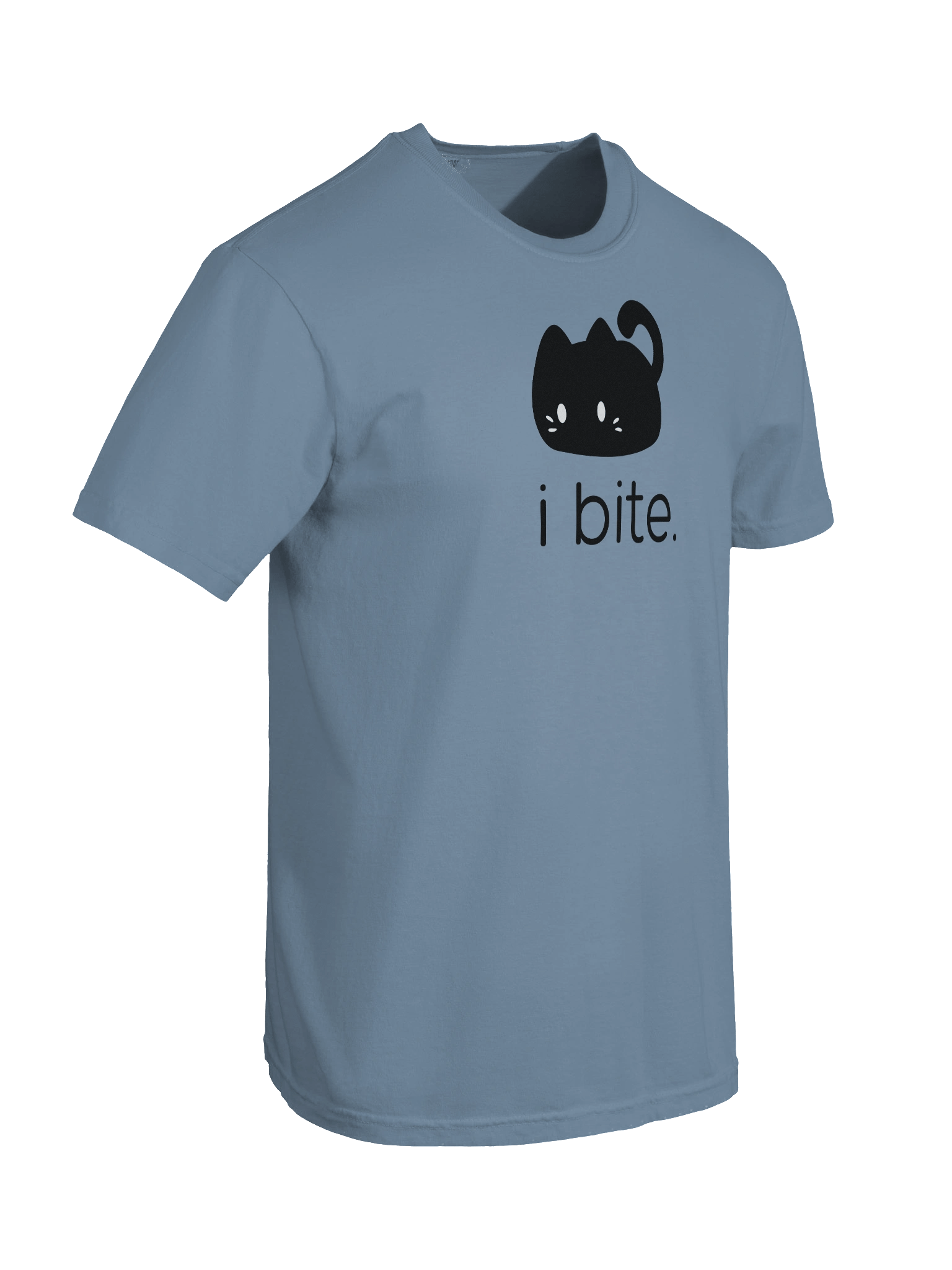 Black Cat "I Bite" Unisex Tee Shirt product image (18)