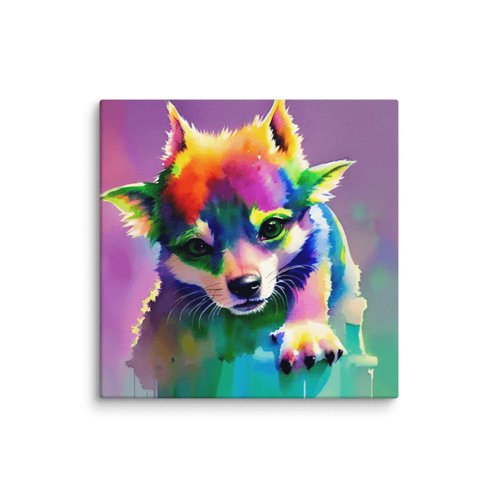 Cute Dog Digital Painting - v12 product image (1)