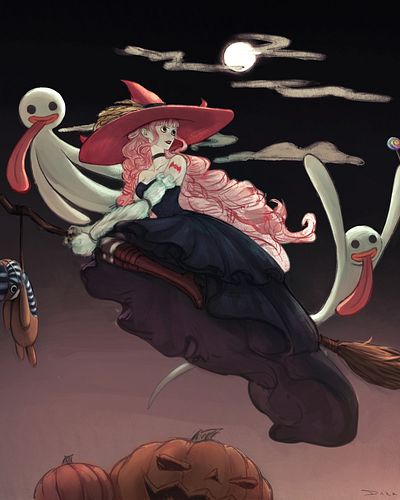 Happy Halloween!!

#oprevengeart prompt: Halloween
Perona-chan as a witch Cx

One Piece Revenge Arc Art Month has finally com...