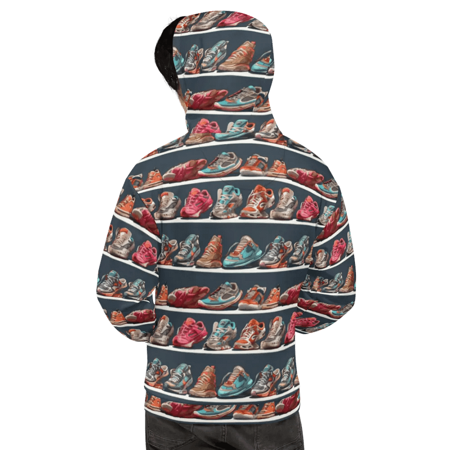 Sneakers Pattern All Over Print Hoodie product image (2)