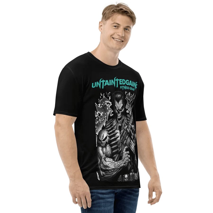 UNTAINTED GAINS SKULL T SHIRT product image (4)