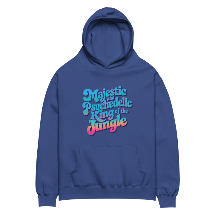 Psychedelic Jungle King Hoodie product image (4)