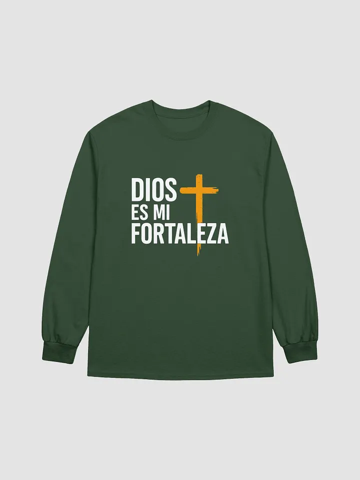 Camiseta Unisex Manga Larga | Dios es mi fortaleza product image (9)