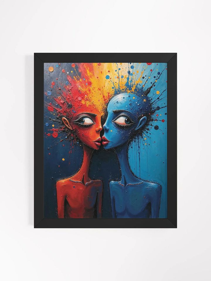 Surreal Kiss Framed Print product image (1)
