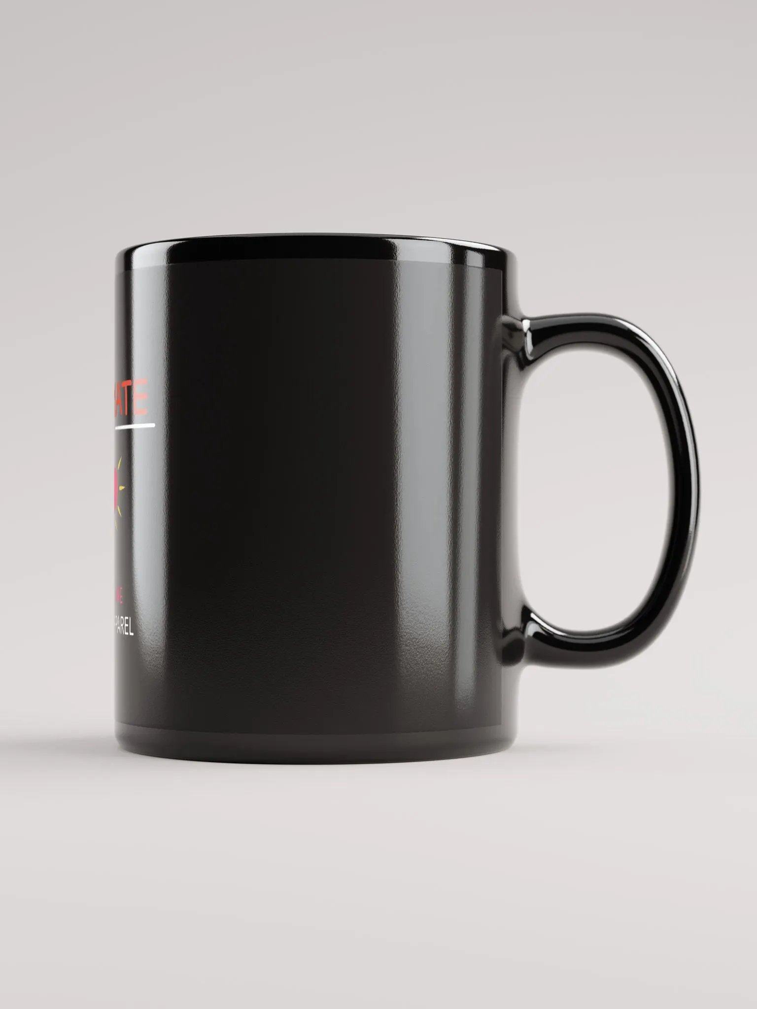 'Soul Mate' Divine Feminine Black Glossy Mug product image (1)