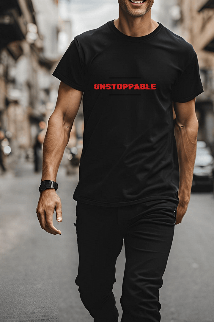 UNSTOPPABLE Distressed T-Shirt product image (1)