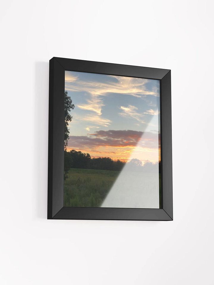Sunset in the Field High Quality Matte Poster product image (2)