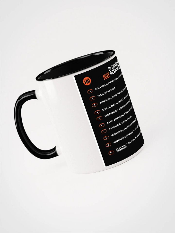 10 Things HR is Not Responsible For Mug product image (1)