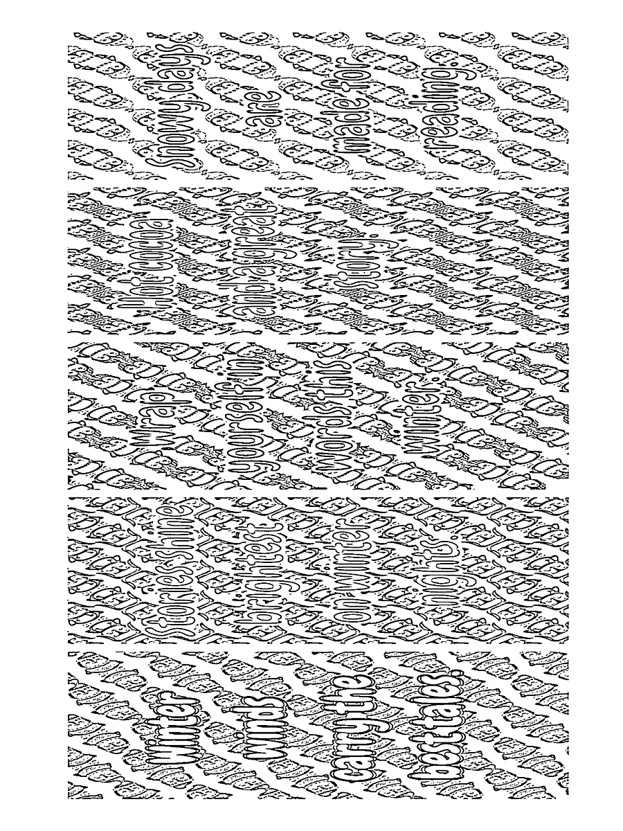 Coloring Your Own Winter Boomark Sheets product image (6)