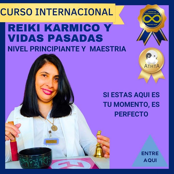 Reiki karmico y vidas pasadas nivel principiante y maestría (clases digitales) product image (2)