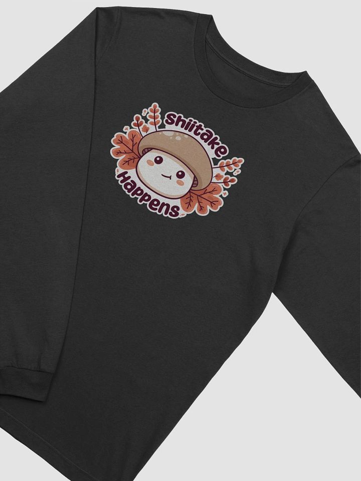 *Limited Time* Shiitake Happens Supersoft Long Sleeved T-Shirt (Dark) product image (1)